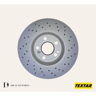 TEXTAR MERCEDES BENZ A-CLASS W176 A180 A200 B-CLASS W246 W242 B200 FRONT BRAKE DISC SET  / 2 PCS (92