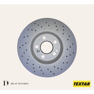 TEXTAR MERCEDES BENZ A-CLASS W176 A180 A200 B-CLASS W246 W242 B200 FRONT BRAKE DISC SET  / 2 PCS (92257505)(2464212512)