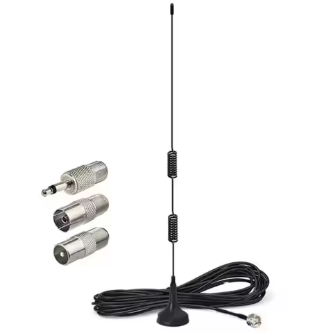 Fm/Am antenna Dab digital antenna Dvb-T TV antenna Universal telescopic pole digital TV antenna Mult