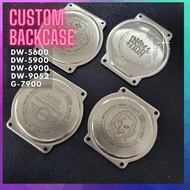 Backcase Custom G Shock custom original DW6900 DW5900 G7900 DW9052 Backcover stainless steel engrave
