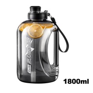 Half Gallon Water Bottle 1.8L/2.8 L Large Water Bottle With Straw And Portable Handle Strap Gym Wat