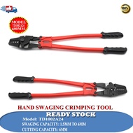 WIRE ROPE HAND SWAGING CRIMPING TOOL /Cable Crimping Tool (Swaging Tool) for Stainless Steel, Copper