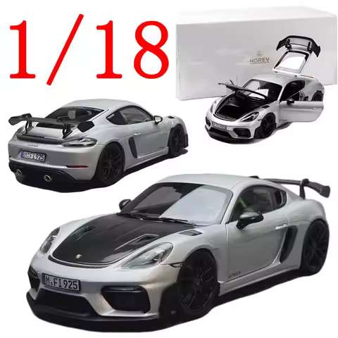 NOREV Diecast 1/18 Scale Porsche Alloy Model Cars Porsche 911 GT4 RS 2022 Play Vehicles Toys for Boy