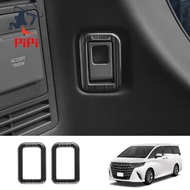 For  Alphard/Vellfire 40 Series 2023+ Stainless Steel Third Row Hook Frame Interior Trim Parts Accessories Black