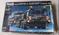 1/72 絕版Revell 德國SLT-50-3坦克拖車