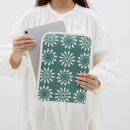 11吋iPad收納包/烏秋圈圈/水鴨綠色