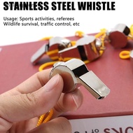 [milliongridnew] Referee Whistle Metal Whistle Stainless Steel Whistle Sports Whistle Sports Equipme