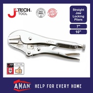 JETECH Locking Plier Straight Jaw With Cutter Lock Vise Grip Clamp Vice Grip Hand Tool Hardware Play