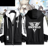Arknights: Endfield printing zip Up Women/Men Hoodies Sweatshirts Cosplay Zipper Hoodie