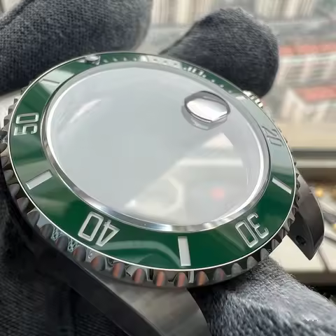 Substitute Clean 40 41mm Submariner Cases Men's Watch Ceramic Bezel Stainless Steel Sapphire Glass F