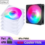 FAN CASING RGB 9CM/ FAN COOLER CASE GAMING PC 9CM - 4 PIN PWM