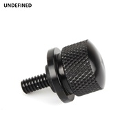 Black Billet Aluminum Knurled Seat Bolt Screw For Harley Road King Street Glide ULTRA Dyna SPORTSTER