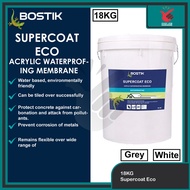 18kg Supercoat Eco Bostik Acrylic Waterproofing Bostik Waterproofing For Concrete Waterproof Roof 防水
