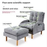 HMH Foldable Sofa Chair Lazy Sofa Tatami Single Family Leisure Armchair Bedroom Lounge Chair