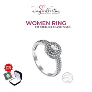 NWR21 S925 Ring for Women Cincin Perempuan Women Ring Engagement and Wedding Silver 925 Ring