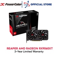 POWERCOLOR AMD Radeon RX 9060 XT REAPER 8GB / 16GB GDDR6 GRAPHICS CARD ( POWER-RX9060XT 8G-A / POWER