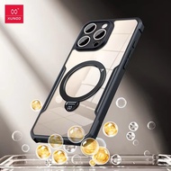 Xundd For iPhone 16 Pro Max Case For iPhone 16 Plus 16E Casing Luxury 360 Rotatable Magnetic Holder