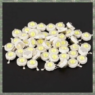 X17A 2025 NEW-100Pcs 1W Diode High Power Cool White Led Beads 1 Watt Lamp Chip 3V-3.4V
