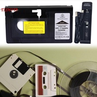 [tishita] Vhs-c to VHS Cassette Adapter VHS Tapes Vcr Player Store Cassette Converter