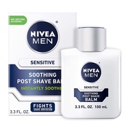 Nivea Men Sensitive Soothing Post Shave Balm ผลิตภัณฑ์บำรุงผิวหลังการโกนหนวดสูตรอ่อนโยนพิเศษสำหรับผิ