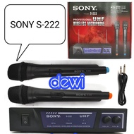 MIC SONY S222 / MICROPHONE WIRELESS SONY S-222 / MIC DOUBLE WIRELESS SONY S222 / S-222