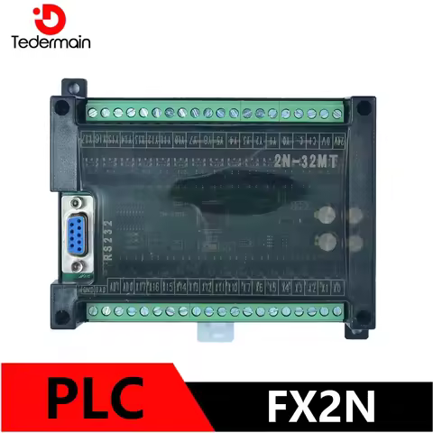 PLC Programmable Logic Controller Lndustrial Board Fx2n-10/14/20/24/32/mr/mt Serial Programmable Sim