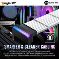 EZDIY-FAB ARGB 24-Pin 90 Degree Power Connector