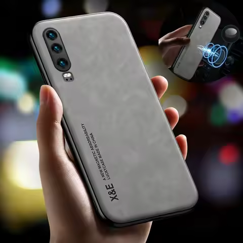 For Huawei P20 P30 Pro Case Car Magnetic Holder Phone Case For Huawei P30 Lite Mate 20X 20 30 Pro Si