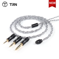 TRN Sea Serpent 4 Core Copper and Silver Mixed Cable Upgradable QDC Spin For KZ ZSN ZS10 Pro 2 CPin