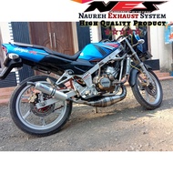 Knalpot KingDrag Kolong Repsol / knalpot Kawasaki 2 tak Zx150 R RR Krr Super kip