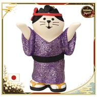 《Direct From Japan》  Decore Corporation concombre Sparkling Samurai Cat Size: Approx. W4.6 D2.5 H6 Z