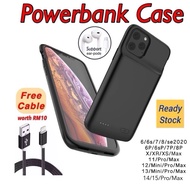 [READY] iP Powerbank Case Powercase Power Bank Battery 6/6s/7/8/Plus/se 2020/11/12/13/14/15/Pro/Max/Mini/X/XS/XR Iphone