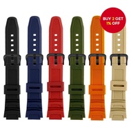 Trendy New 18mm Rubber Strap for Casio Watches W-218H, F-108, AE1200, AE1300, AE-1500, W-752H Tali G