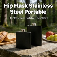 Portable Flask Wine Bottle Pocket Drinking Whiskey Flask Hip Stainless Steel Wine Flask Hip Flask St