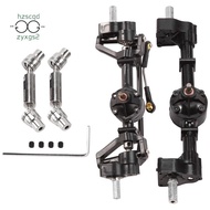 2Pcs Front and Rear Portal Axle with Metal Drive Shaft for  C14 C24 C24-1 C34 C44 B14 B24 1/16 RC Ca