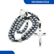 ITALY ROSARY 8 MM (BLOUSETIN STONE) / CATHOLIC ROSARY / CATHOLIC ROSARY NECKLACE / PREMIUM ROSARY / 