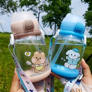 【สินค้าใหม】600ml ขวดแก้วน้ำเด็ก แก้วน้ำ ขวดพลาสติก กระติกน้ำเด็ก ขวดน้ำเด็ก เด็กกีฬาขวดน้ำ แบบพกพาง่