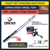 Set Lengkap Pancing Daido Angel Fish dan Reel Daido Atom TM200 dan Pelampung Kail Timah Stopper - Jo
