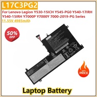 11.55V 4985mAh L17C3PG2 Laptop Battery for Lenovo Legion Y7000 1060 Y7000P Y530  Y730 L17M3PG2 L17M3