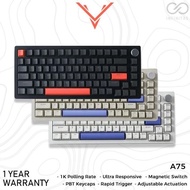 DRUNKDEER A75 HALL EFFECT 75% KEYBOARD RAPID TRIGGER WOOTING CLONE ORIGINAL AND TRUSTED