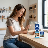 JUEFISH Glass Glue High Adhesion Quick-Drying Adhesion Reliable Clear Natural Adhesion Quick-Drying 