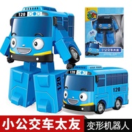 HOT!!!☂ pdh711 Korea TAYO Bus Mini Taylor Transformed Car Boys Girls Robot Roger Children's Toys