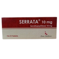 SERRATA 10MG (SERRATIOPEPTIDASE)TAB 10'S