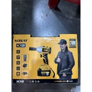 KEELAT KID002-003 20V Brushless Drill/Driver Cordless Drill Bateri 2-Speed 3-Mode Bateri Hammer Dril