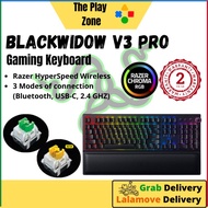 Razer BlackWidow V3 Pro | Yellow or Green Switch | 3 Modes (2.4GHz/BT/Wired) | Hybrid on-board MEM |