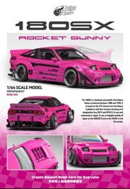 (Pre Order 預訂) Micro Turbo 1/64 180SX Rocket Bunny Rose Red Diecast Model 金屬模型車