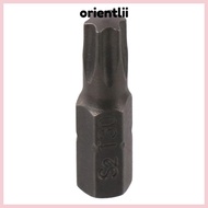 ORIENTLIIY 1pc Screw Driver Bit, S2 Alloy Steel 25mm Length Torx Bits, T6-T40 1/4 Inch Hex Shank 6 P
