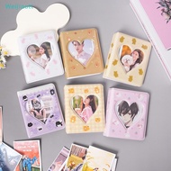 【Weijiaott】 36 Cards Kpop Card Binder Name Card Book Photocard Holder Cute Bear Photo Album 3 Inch L
