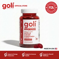 Goli Nutrition Zero Sugar Apple Cider Vinegar 60 Gummies w SNZ Tribac Probiotics Bloating