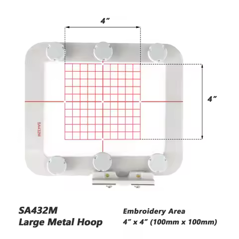Metal Magnetic Hoop for Brother NV950 NV180D M230E M280D M240ED 500D 97E 955 PE300S SE600 SE400 Baby